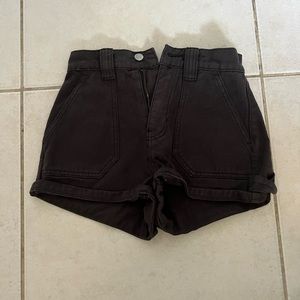 black pacsun jean shorts in size women’s 24